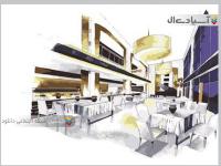 وکتورهای چشم انداز طراحی داخلی   