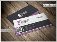 کارت ویزیت Stylish Retro طرح لایه باز