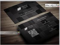 کارت ویزیت Dark Gold طرح لایه باز