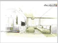 وکتورهای چشم انداز طراحی داخلی   