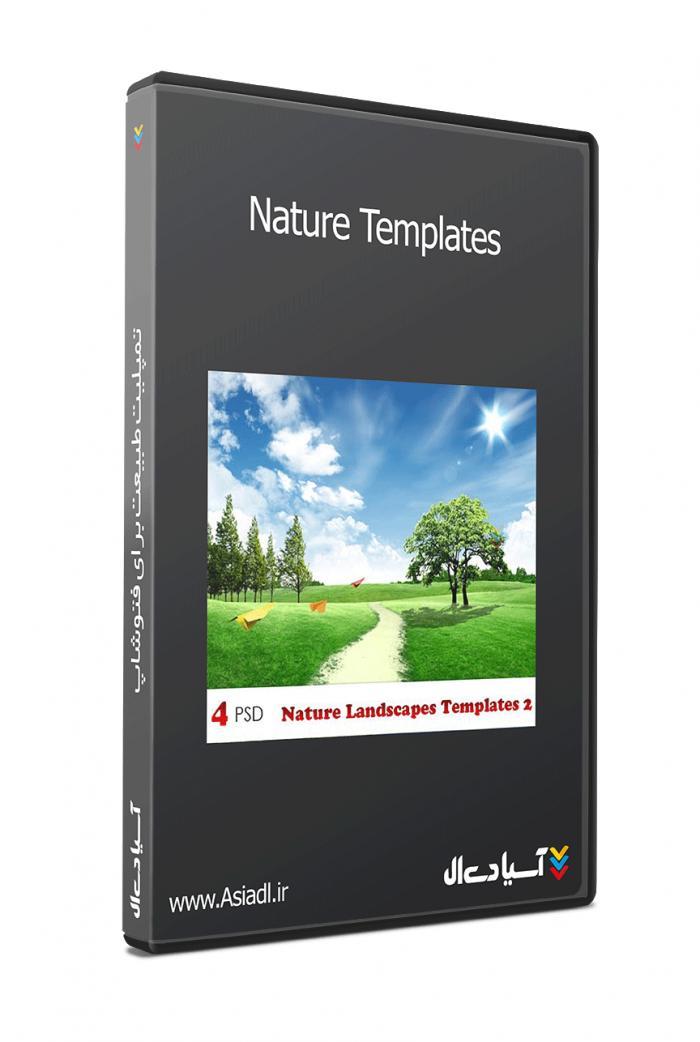 تمپلیت طبیعت برای فوتوشاپ
