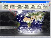 نرم افزار ساعت محلی نقاط مختلف جهان
